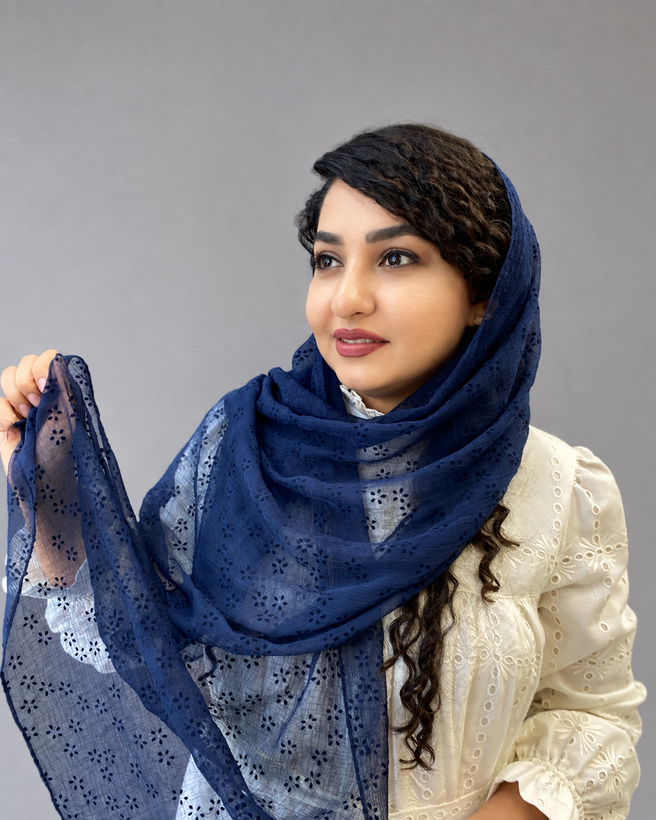 شال وارداتی حریر مخمل کوب