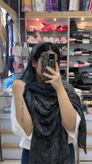 شال حریر وارداتی بوکلهدار