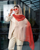 شال حریر کبریتی طیفی وارداتی