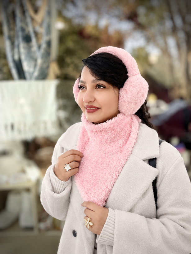 اسکارف سهگوش پشمی