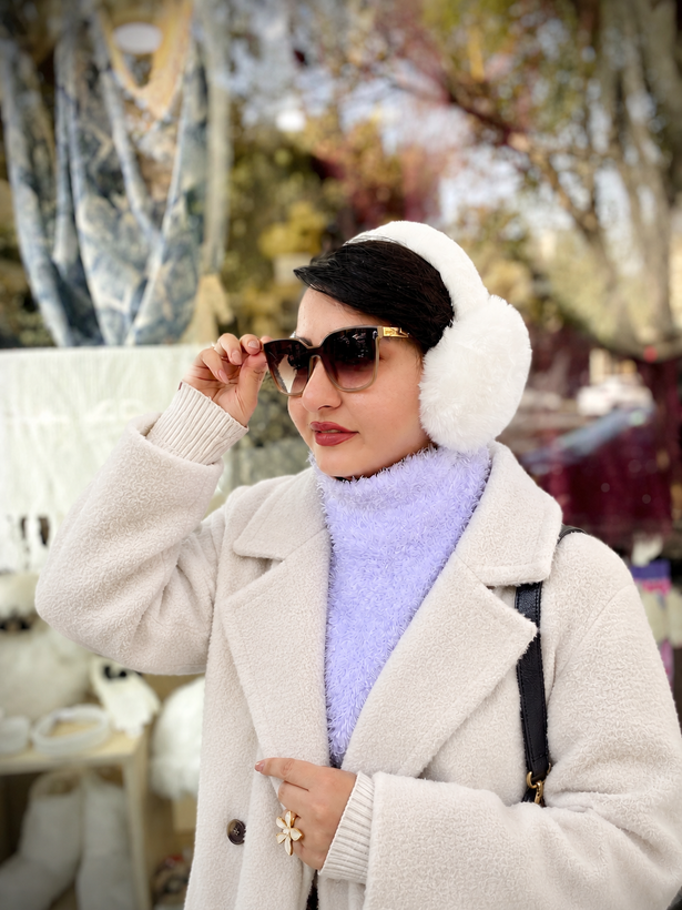 اسکارف سهگوش پشمی